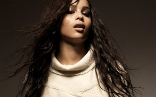 Woman long hair wind eyes 6 - her eye free wallpaper for desktop