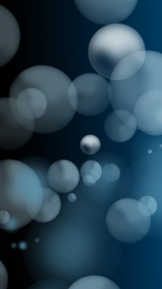 Bubbles floating air blue black - a bunch of bubbles free wallpaper