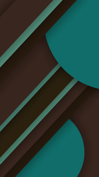 Cellphone green screen brown background - geometric abstract art free wallpaper for mobile