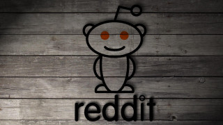 Reddit logo wooden wall red - a wooden wall free wallpaper