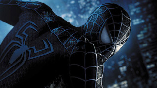 Spider man suit city background - a spider man in a suit free wallpaper