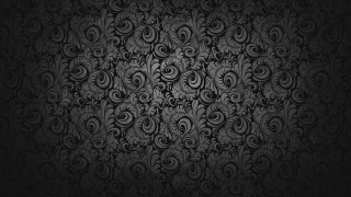 Black wallpaper swirls leaves pattern 2 - a black wallpaper free wallpaper