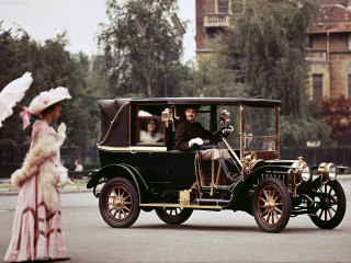 Woman pink dress man black - american impressionism free wallpaper