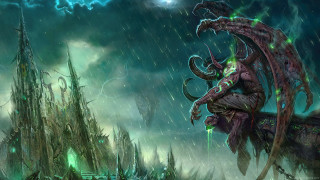Demonic creature giant tree rain - a demonic creature free wallpaper