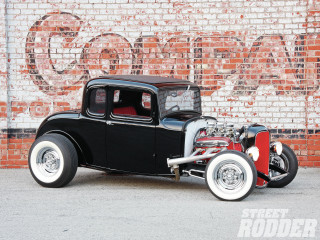 Black red car brick wall - ed roth free wallpaper