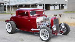 Red car parking lot building 5 - ed roth free wallpaper