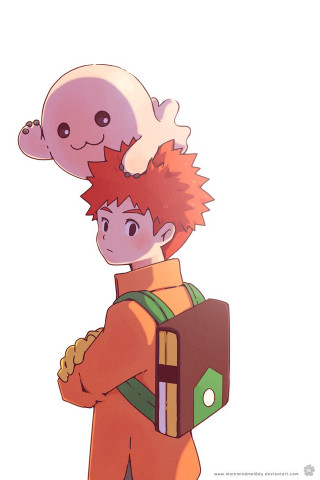 Man backpack skull head white - his head free wallpaper for mobile