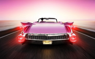 Pink car hood up lights - its hood free wallpaper for desktop