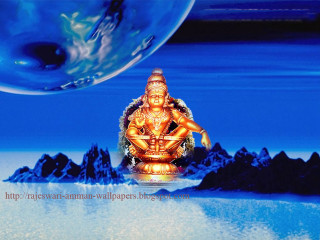 Meditation statue person blue background - a statue of a person free wallpaper
