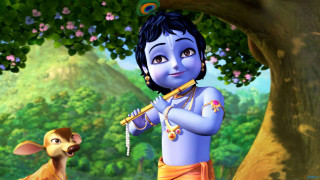 Boy playing flute cow forest - a forest free wallpaper