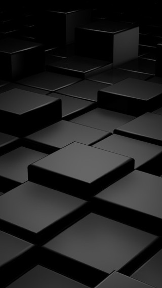 Black white square pattern minimalism - square free wallpaper for mobile