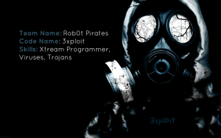 Man gasmask robot pirates code3 - a gas mask free wallpaper