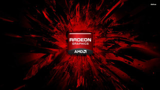 Red black background radeon graphics 2 - 4k uhd image free wallpaper