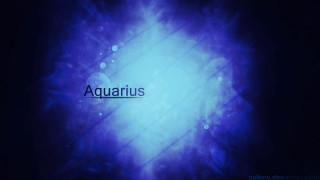 Blue background aquarius center light - the center free wallpaper