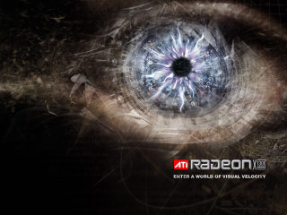 Blue eye ra360n logo raytraced - a blue eye free wallpaper