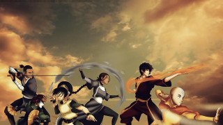 Cartoon people swords clouds sky - ding guanpeng free wallpaper for desktop