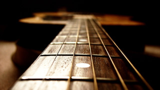 Guitar neck closeup wooden fret - a close up of a guitar neck free wallpaper