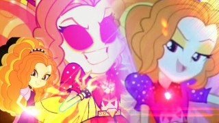 Cartoon two girls orange hair - different hair color free wallpaper