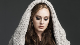 Woman hooded sweater eyes closed - sweater free wallpaper