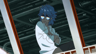 Man blue hair glasses window - blue hair and glasses free wallpaper