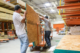 Men working wood warehouse pallets - doug ohlson free wallpaper