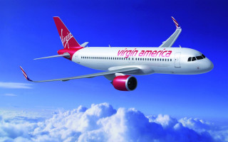 Virgin america airplane clouds blue - the sky above the clouds free wallpaper