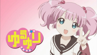 Pink haired girl pointing lishi - sign free wallpaper