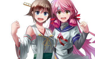 Anime characters posing for picture 5 - a picture together free wallpaper