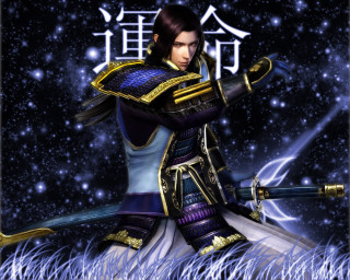 Woman blue gold outfit sword 2 - dai jin free wallpaper for desktop