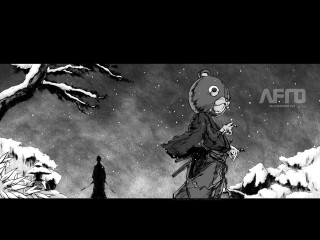 Snow teddy bear person forest - free halloween wallpaper for desktop