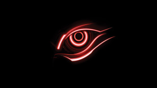 Red eye dark black background - 4k uhd image free wallpaper