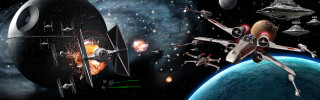 Star wars fighter jet spaceship - scene free wallpaper