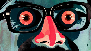 Monkey glasses beard mustache funny - extreme free wallpaper