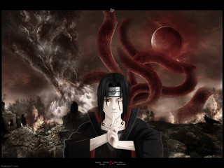 Man black outfit red snake - a black outfit free wallpaper
