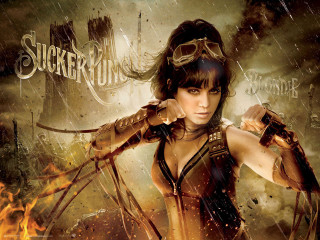 Woman costume gun fire smoke - a fire and smoke background free wallpaper
