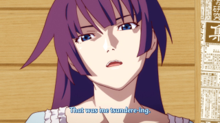 Anime purple hair quote image - me free wallpaper