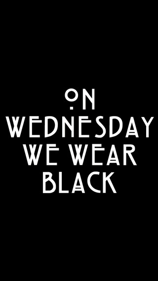 Wednesday wear black poster black - we free wallpaper