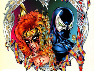 Masked figures demons drawing artwork - mask free wallpaper