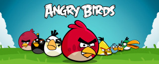 Angry birds group field sky - angry bird free wallpaper