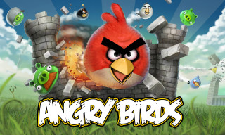 Red angry bird castle clouds - many free wallpaper for desktop