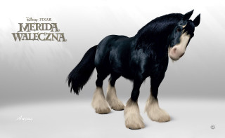 Black horse white mane 3D - long leg free wallpaper