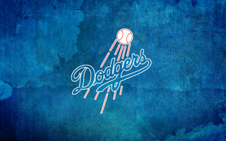 Dodgers logo blue background baseball 2 - dan frazier free wallpaper