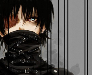 Man black hair scarf jail - black hair free wallpaper for desktop