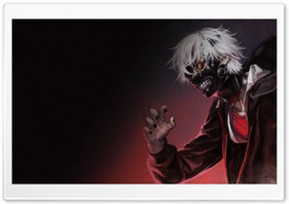 Whitehair blackmask man handsup shockart - a black mask free wallpaper