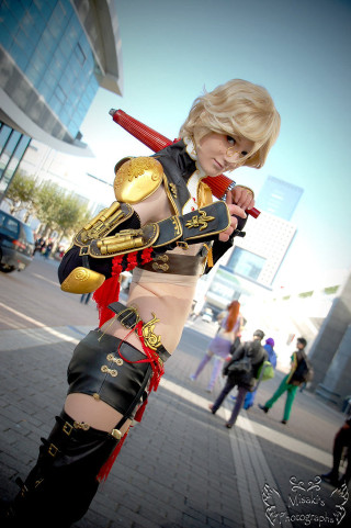 Woman cosplay sword city street - andor basch free wallpaper for mobile