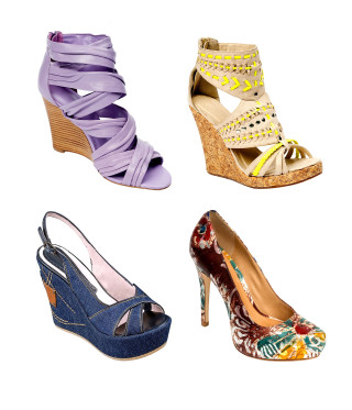 Shoes straps kitsch puzzle summer - summer vibrancy free wallpaper for tablet