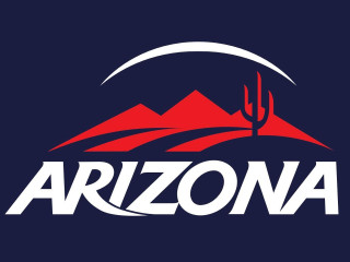 Arizona cactus mountain logo red - esao free wallpaper for desktop