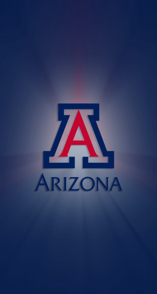 Arizona logo blue background red - a logo free wallpaper for mobile