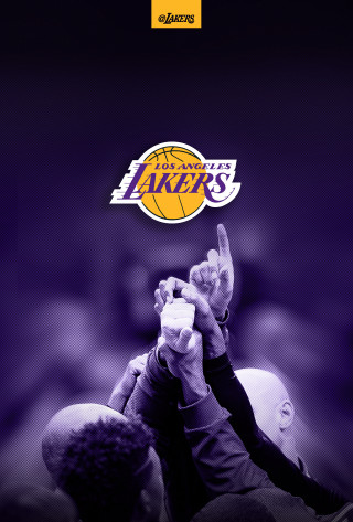 Lakers basketball poster fence halftone - a basketball free wallpaper for mobile