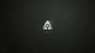 Computer logo green light white - a white triangle free wallpaper